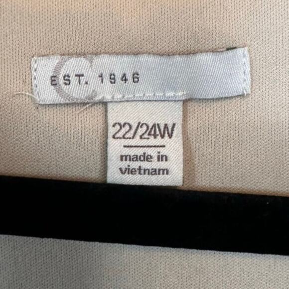 Cato Womans Layered Midi Dress Tie Dye Faux Wrap Size 22/24 - Picture 5 of 5